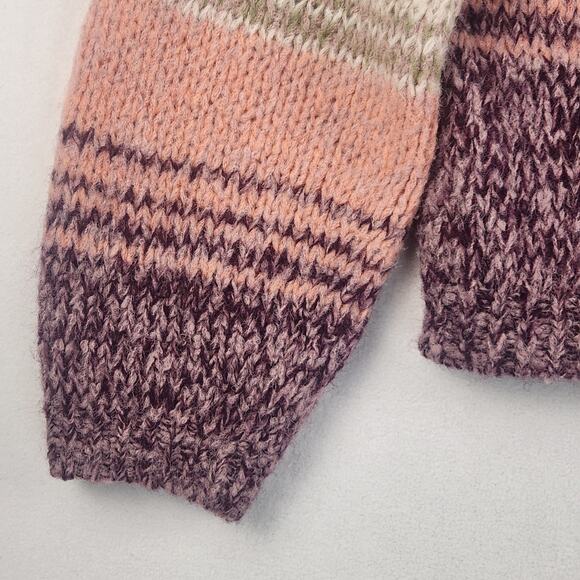 Velvet “The Lara” Sweater Women’s SZ SM Multicolor Made in Peru Alpaca EUC - Picture 7 of 15